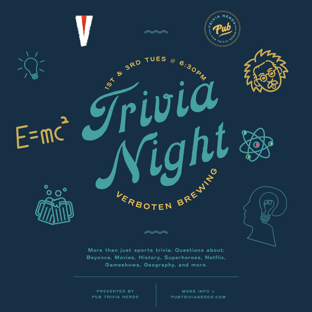 Read more about the article Trivia Night at Verboten Brewing